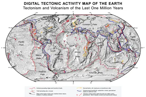 Map: Plate Tectonics Map