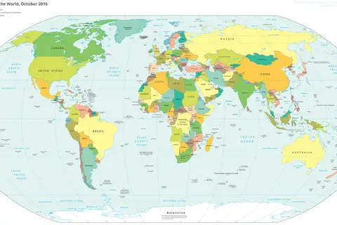 Map: Political Map of the World