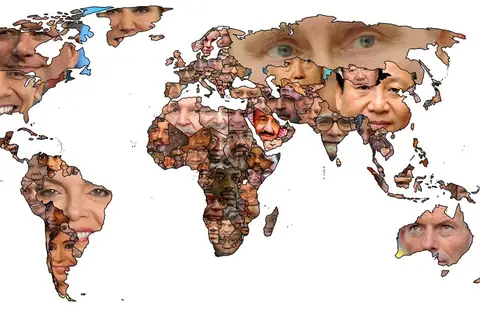 Map: Presidents/Prime minister’s faces