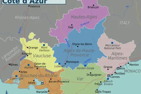 Map: Provence Map
