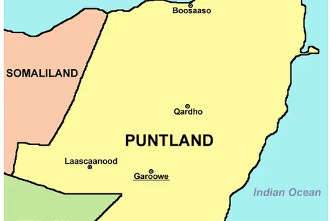 Map: Puntland Map