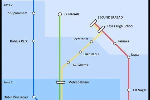 Map: Pushpak Bus Routes Map