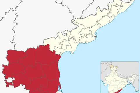 Map: Rayalaseema Region Map