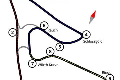 Map: Redbull Ring Vector Map