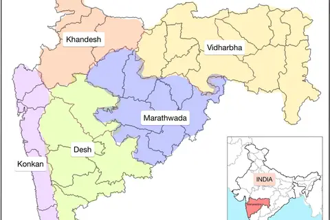 Map: Regional Map of Maharashtra
