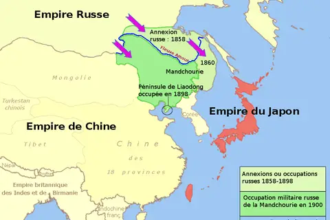 Map: Russiachinamandchuriamap18581904Fr