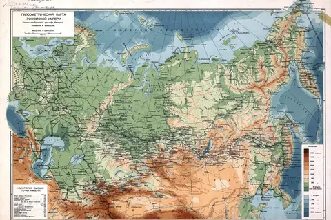 Map: Russian Empire Map