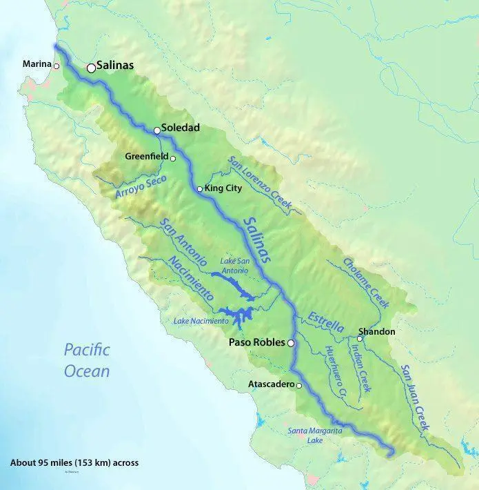 Map: Salinas River Map