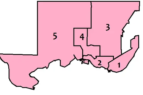 Map: Sault Ste Marie Ward Map