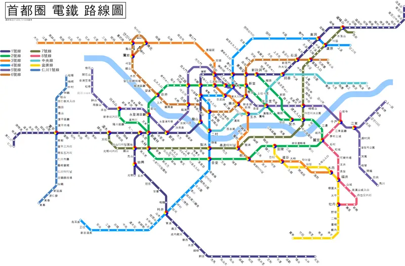 Map: Seoul Subway Linemap Kohanja