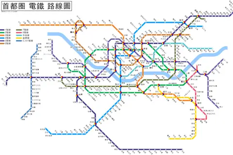 Map: Seoul Subway Linemap Kohanja