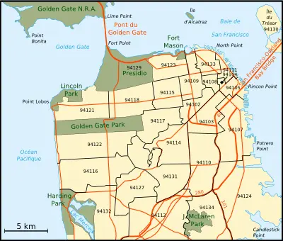 Map: Sf Map Zip Codes