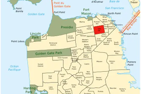Map: Sf Nob Hill Map