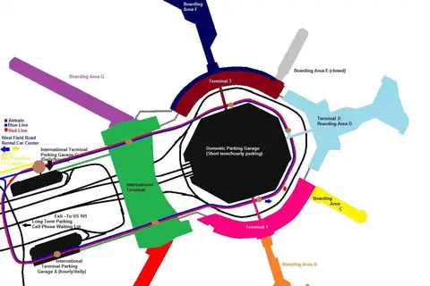 Map: Sfo Terminal Map