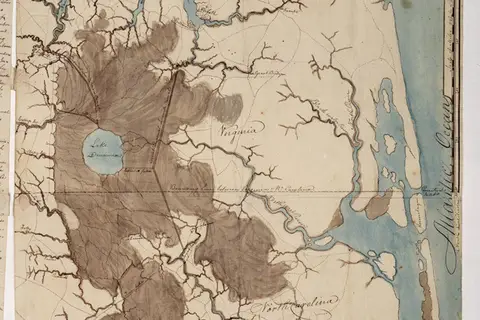 Map: Sketch Map of the Great Dismal Swamp Rmg K1082