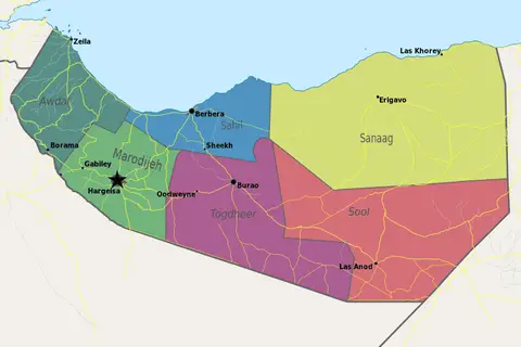 Map: Somaliland Map
