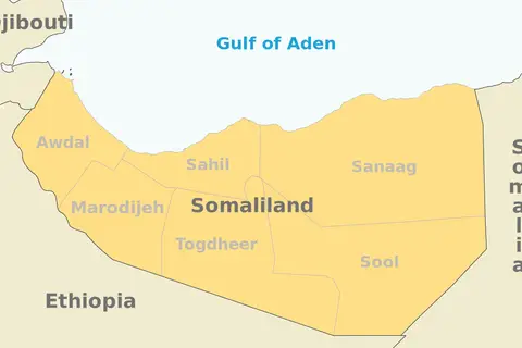Map: Somaliland Map Regions