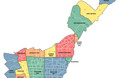 Map: South Caloocan Barangay Map with Area Names