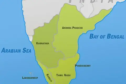 Map: South India Polmap