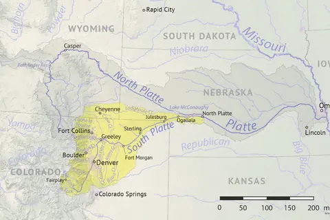 Map: South Platte Basin Map