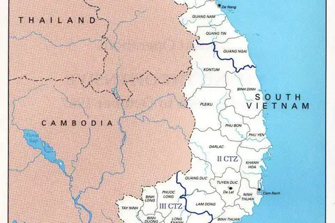 Map: South Vietnam Map
