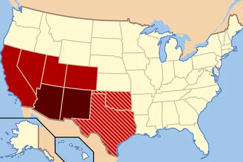 Map: Southwest Map