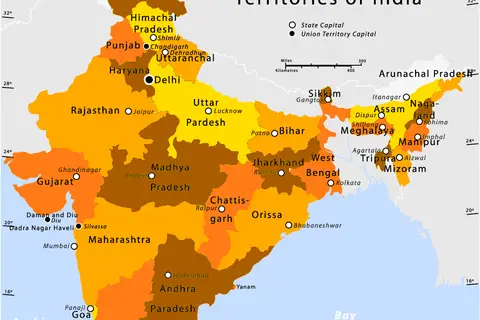 Map: State and Union Territories Map