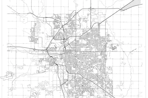 Map: Street and Highway Map of the City of Lincoln Nebraska