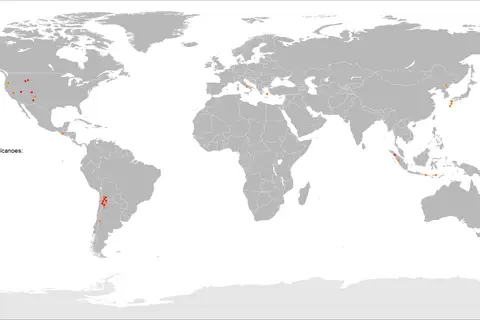 Map: Supervolcano World Map