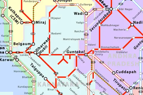 Map: Swr Railway Map