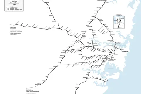 Map: Sydney Railway Map