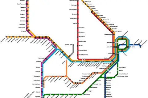 Map: Sydney Trains Map (Maps 2024)