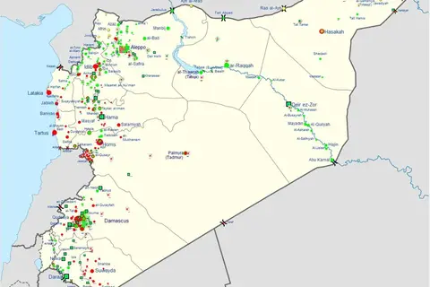 Map: Syrian Situation