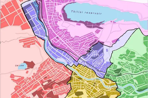 Map: Tbilisi Detailed Map New