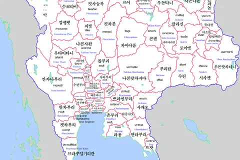 Map: Thailand Map