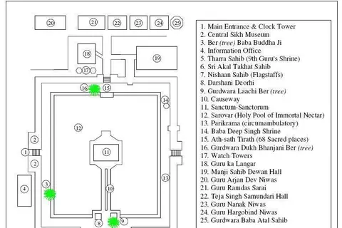 Map: The Golden Temple Map