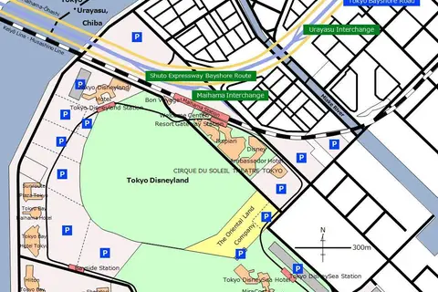 Map: The Map of Tokyo Disney Resort English