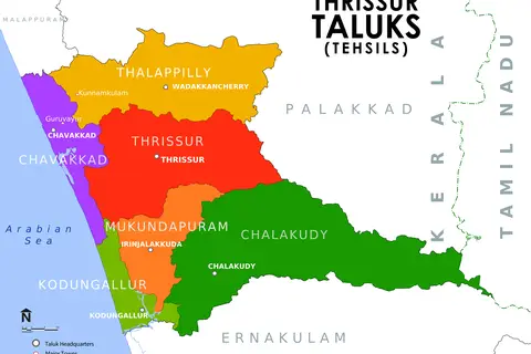 Map: Thrissur Taluk Map