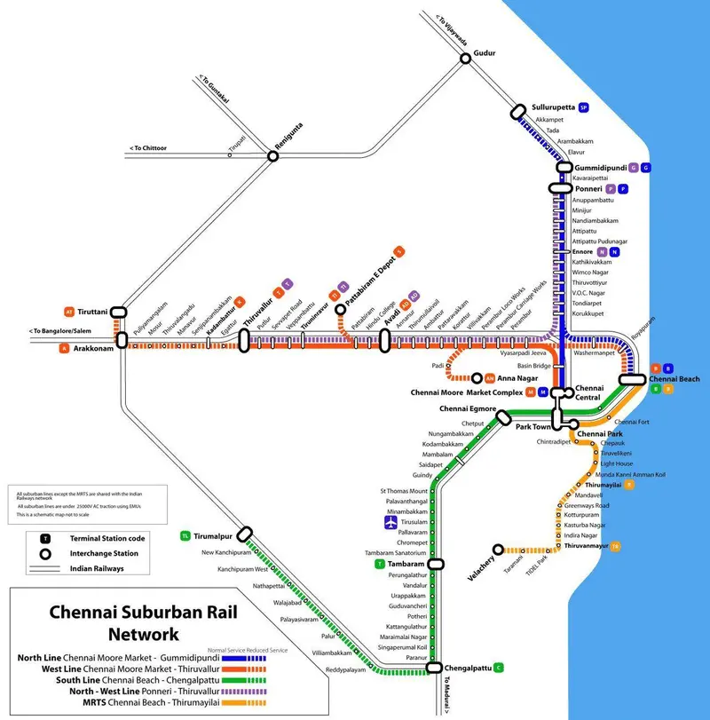 Map: Train Route Map