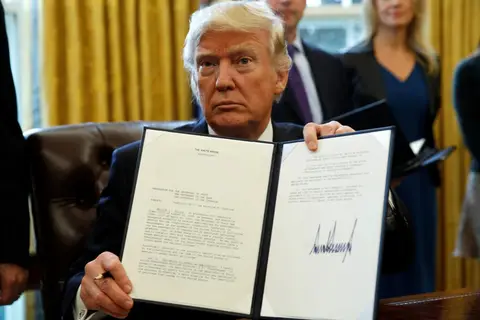 Map: Trump’s first 14 days in office summed up in his Executive Orders and Cabinet choices