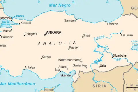 Map: Turquia Map