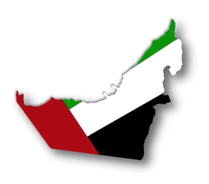 Map: Uae Map Flag