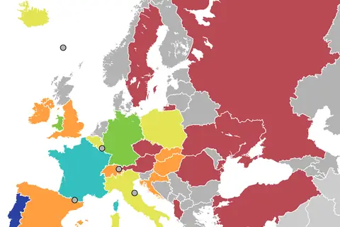 Map: UEFA Euro 2016 Map