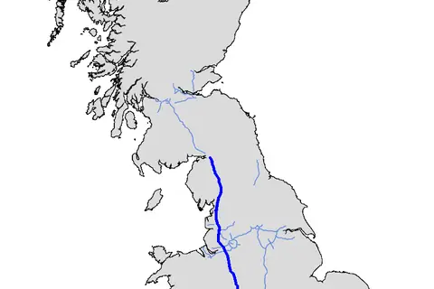 Map: Uk Motorway Map M6