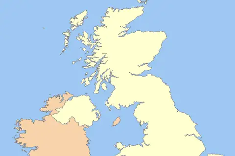Map: Uk Outline Map