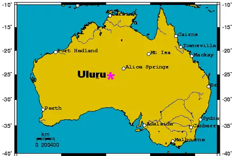 Map: Uluru Map