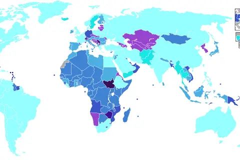 Map: United Nations Member Countries World Map