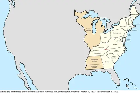Map: United States Central Map 18030301 to 18031103