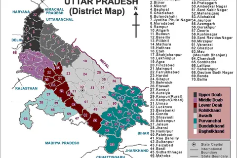Map: Up Region Map