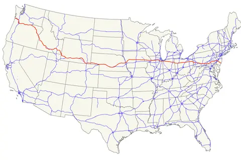Map: Us 30 Map
